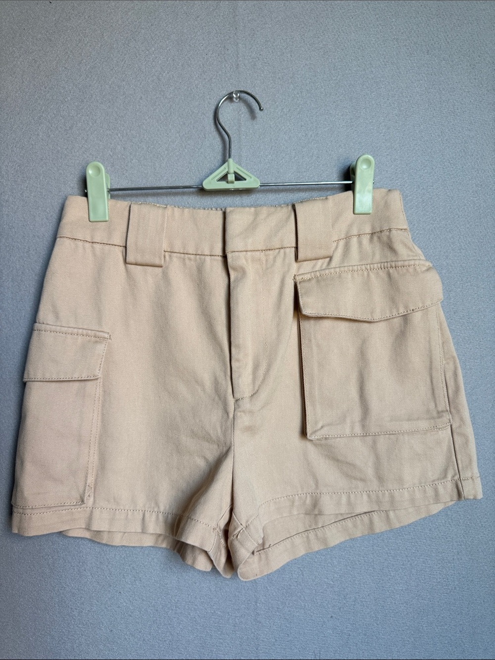 Artizia TNA Women’s Beige Cargo Utility Pocket Shorts Sm Safari Hiking Outdoor